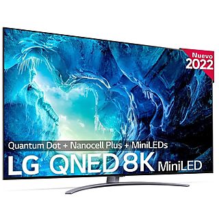 TV LED 75" - LG 75QNED966QA, UHD 8K, Procesador Inteligente α9 Gen5 AI Processor 8K, DVB-T2 (H.265), Negro