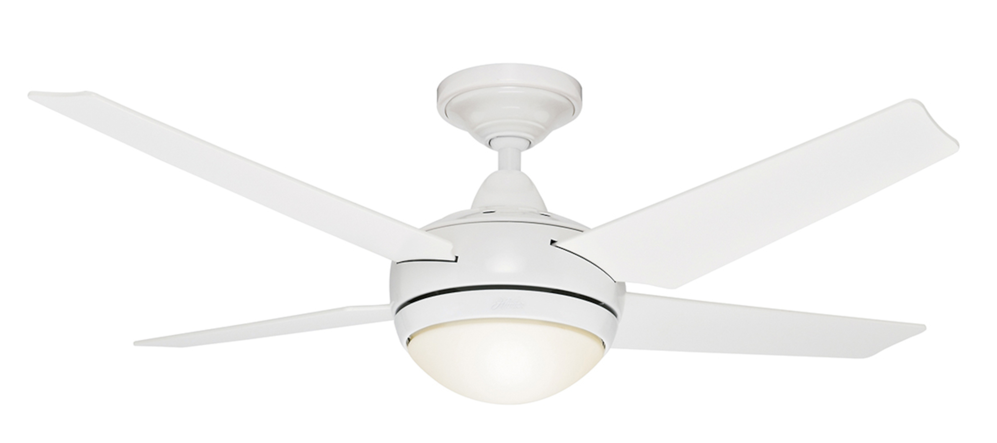 (61 Sonic FANS Deckenventilator Weiß Watt) HUNTER