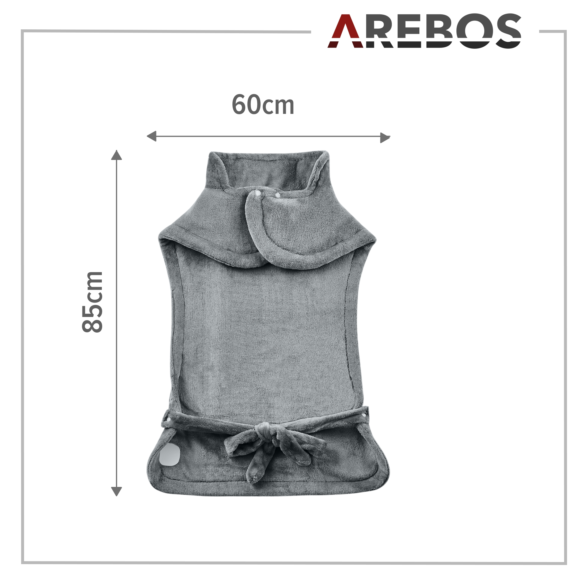 AREBOS LED- Fernbedienung Heizweste Überhitzungsschutz & Abschaltautomatik inkl | mit