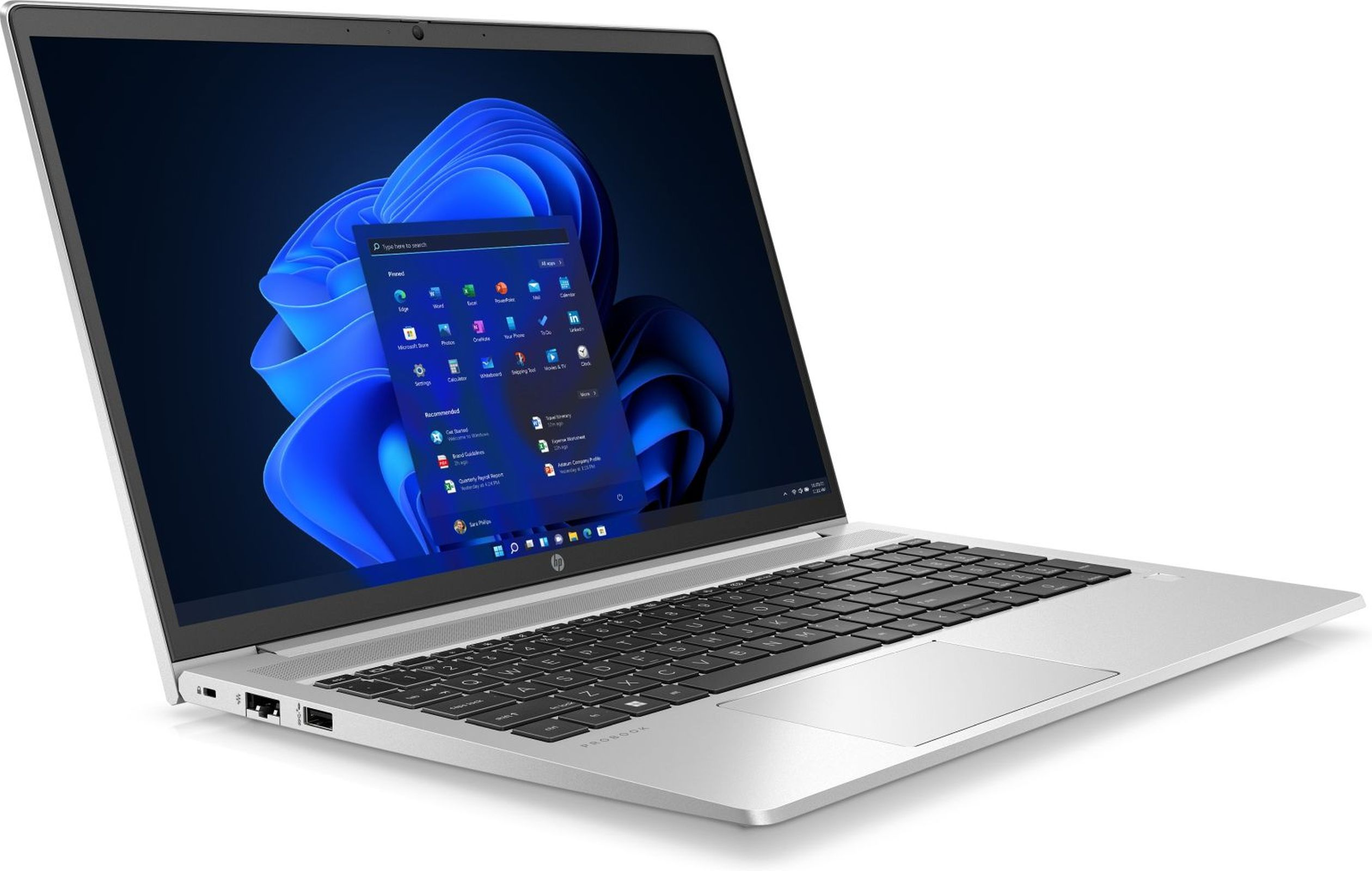 HP ProBook 455 G9, GB RAM, AMD 15,6 Prozessor, 7 mit Notebook Graphics, Zoll Display, Radeon silber SSD, GB 512 16 Ryzen™ AMD