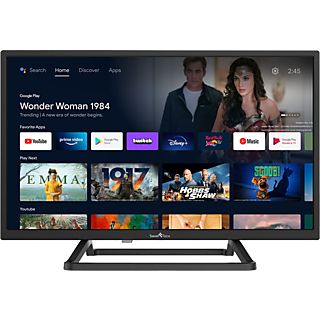 LED TV 24" - SMART TECH 24 Zoll Android 11.0 Smart TV 24HA20T3, HD, Quad core, Smart TV, DVB-T2 (H.265), Negro