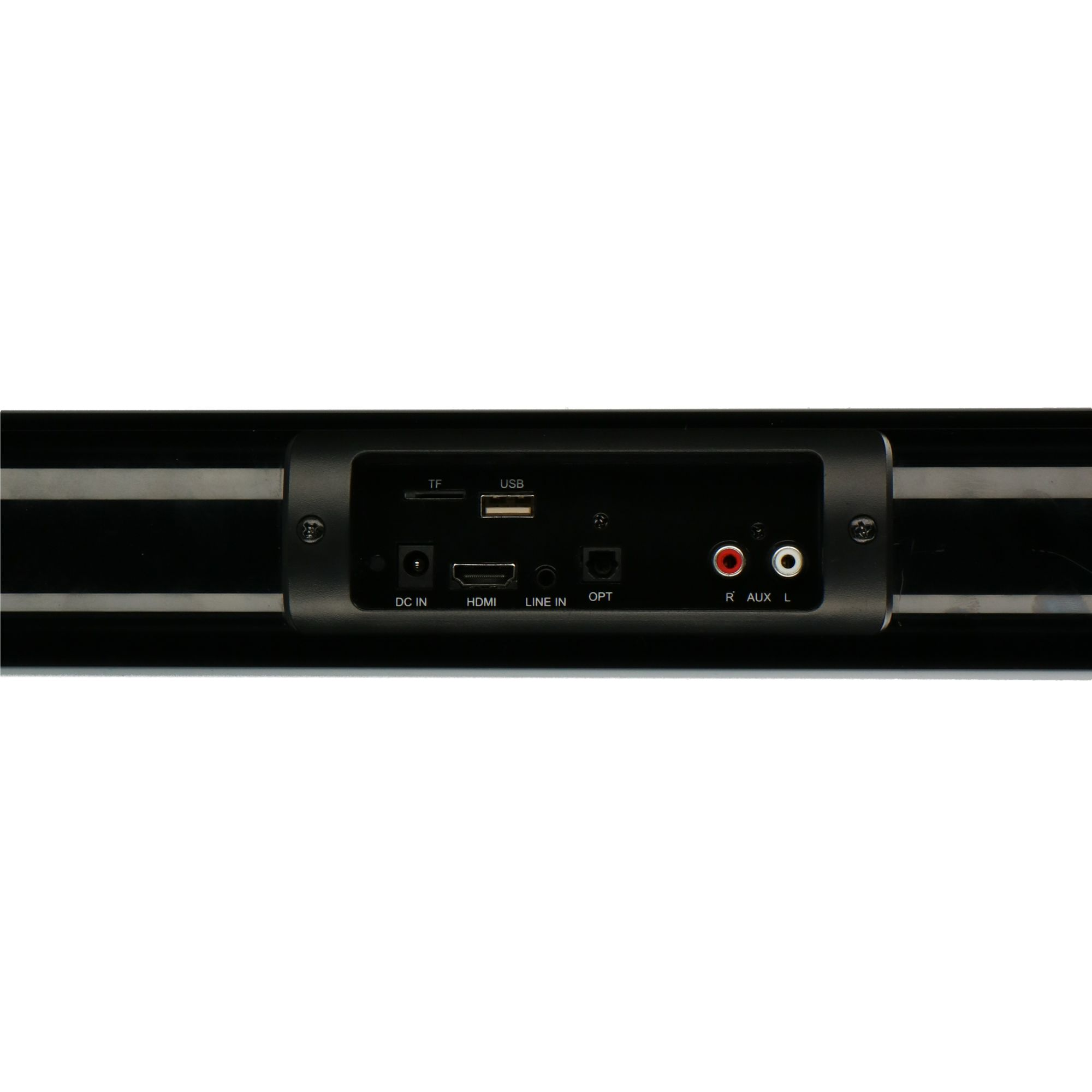 LENCO SBW-800BK - Soundbar, Schwarz Subwoofer -, - Bluetooth Drahtloser