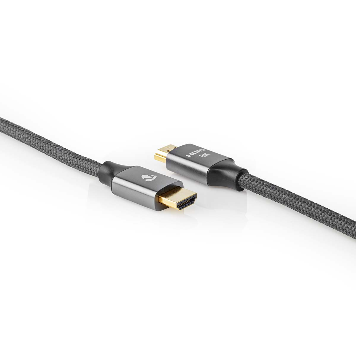 NEDIS CVTB35000GY30, HDMI Ultra HD mit Ethernet Kabel, 3,00 Meter