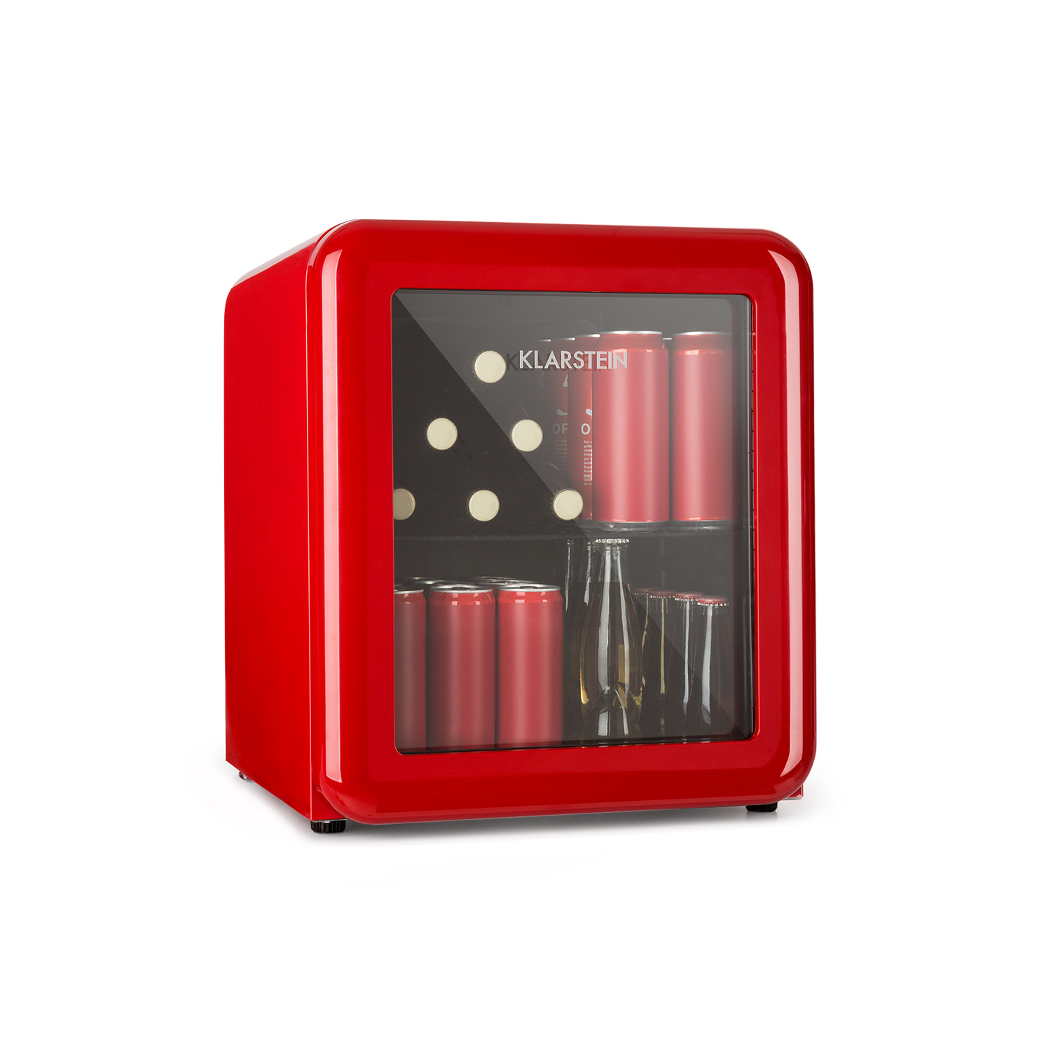 F, Mini-Kühlschrank (EEK KLARSTEIN Rot) PopLife