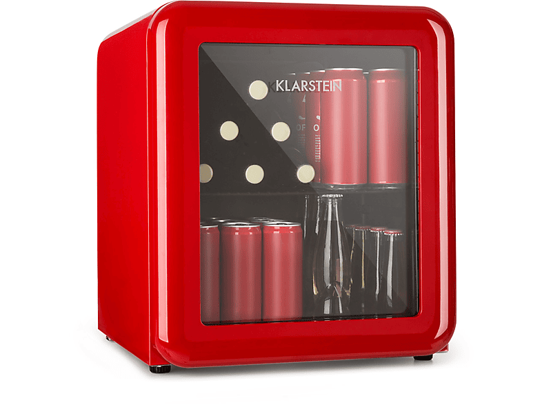 F, PopLife KLARSTEIN Mini-Kühlschrank Rot) (EEK