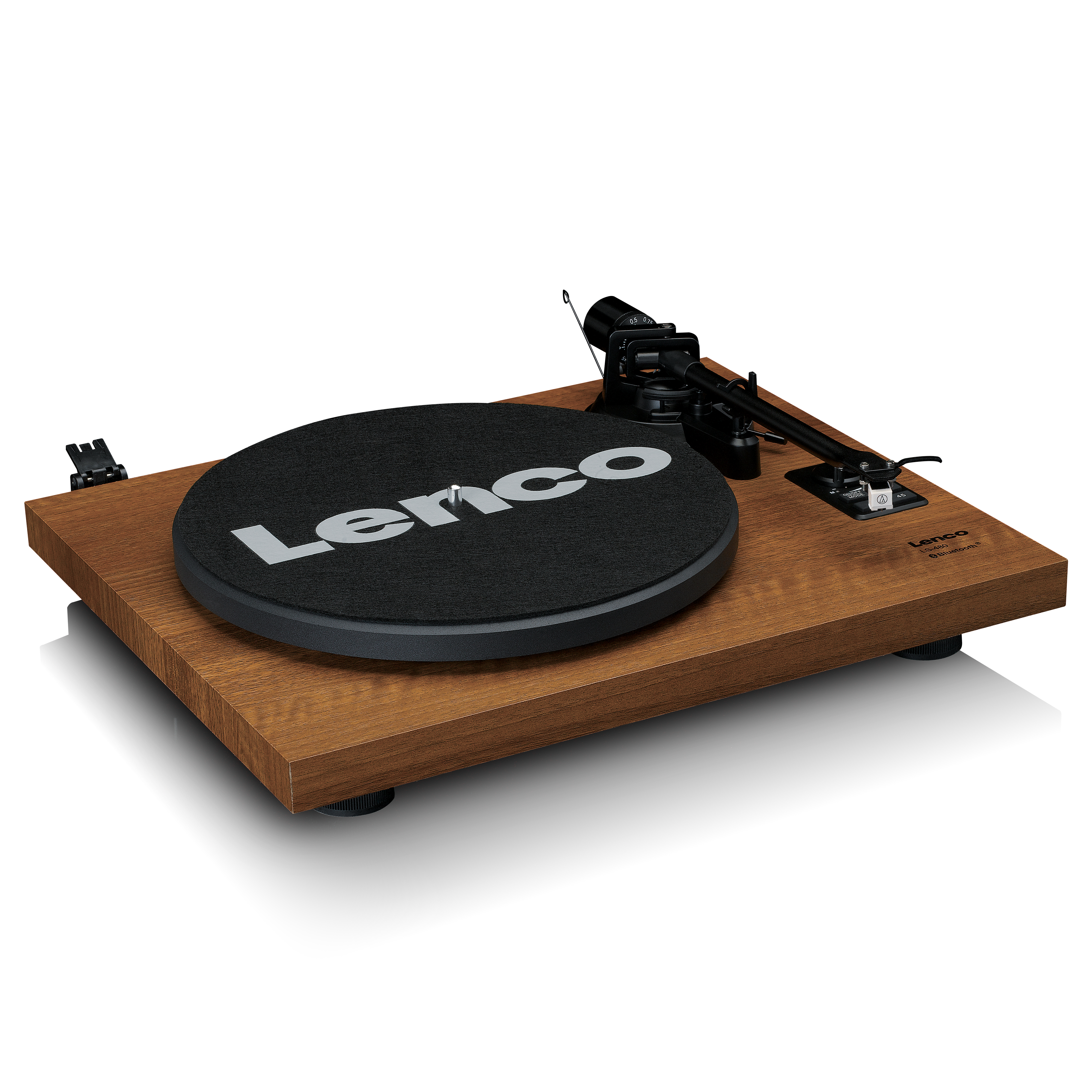 Lauson XN091 Platenspeler Codering PC-Link | Vintage Vinyl Platenspeler met Bluetooth en Ingebouwde Speakers Vinyl Speler 3 Snelheden 33, 45, 78 | (Wengé hout