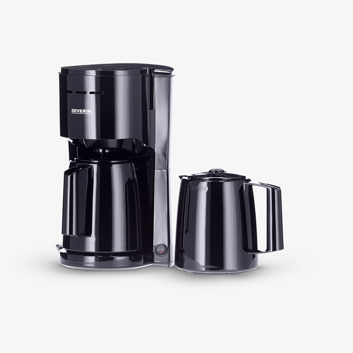 Cafetera de goteo - KA 9252 SEVERIN, 1000 W, 1 l, Negro