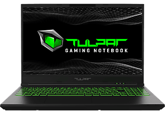 TULPAR A5 V19.1, Gaming Notebook mit 15,6 Zoll Display,  Prozessor, 8 GB RAM, 500 GB SSD, NVIDIA GeForce GTX 1650, Schwarz