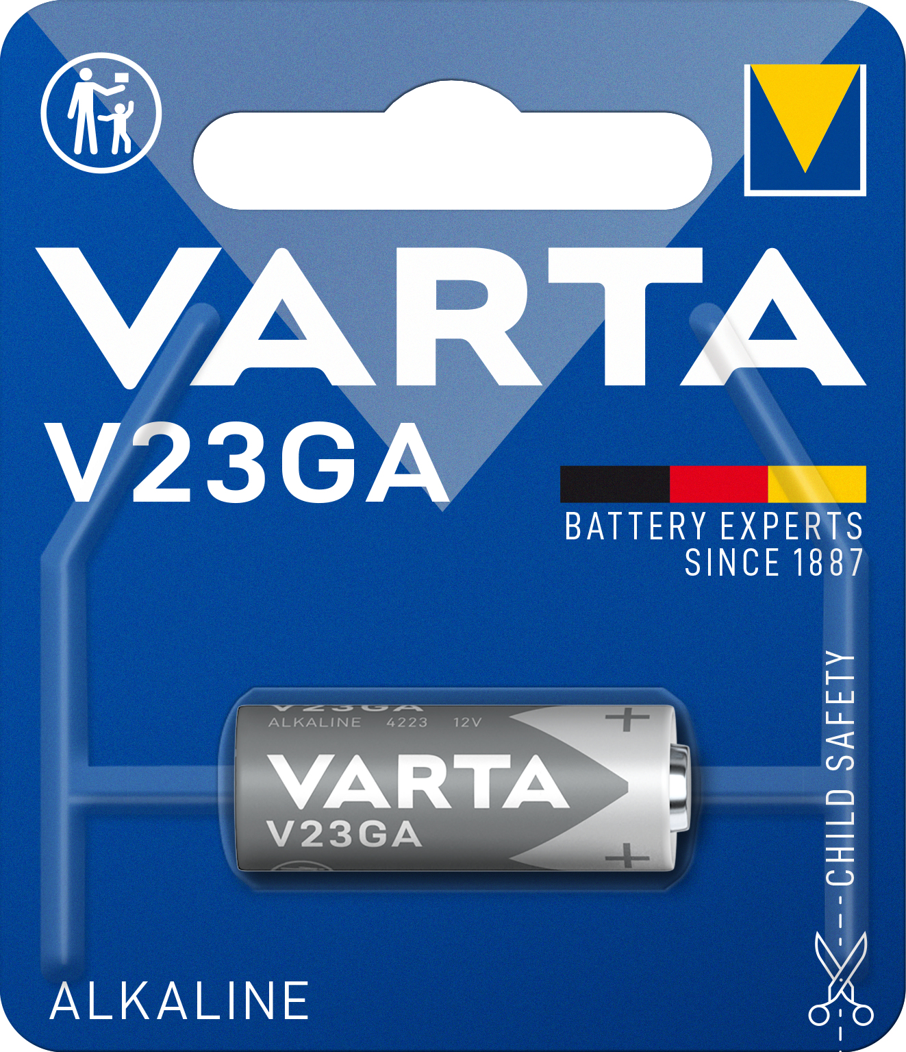 Pila Varta 50mah 4223 12v alcalina v23ga 23 primary silver de 1