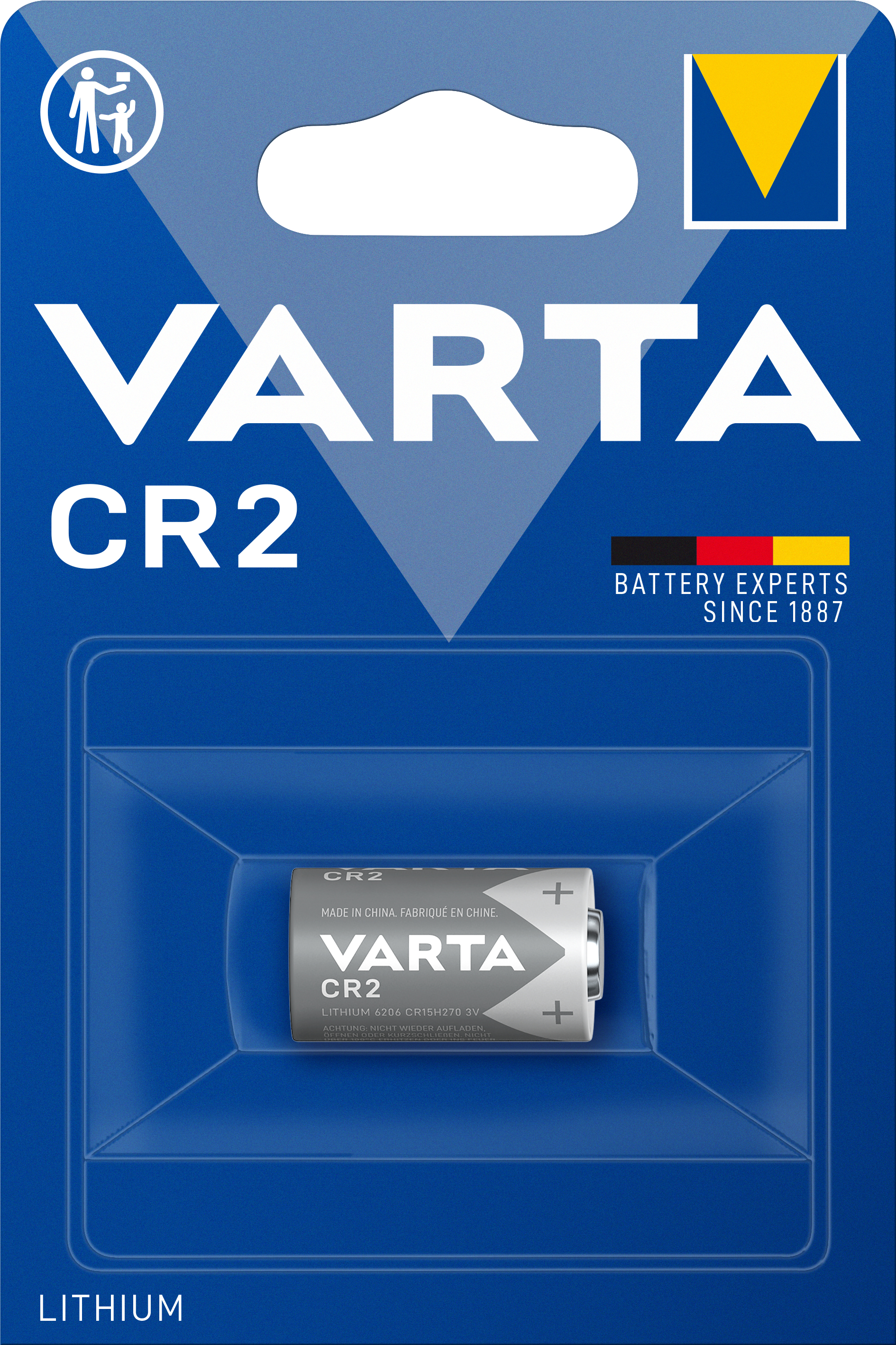 Pila - VARTA Pila litio CR2 3V (blíster 1 pila)