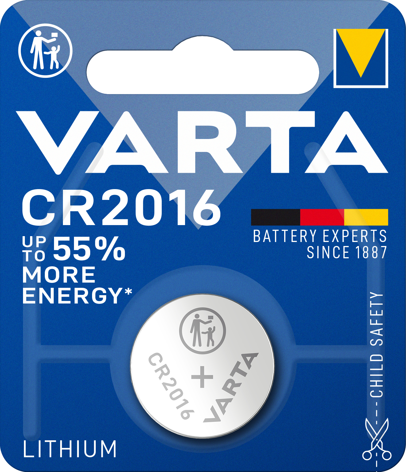 Pila Varta Cr2016 3 de litio 3v 2016 1