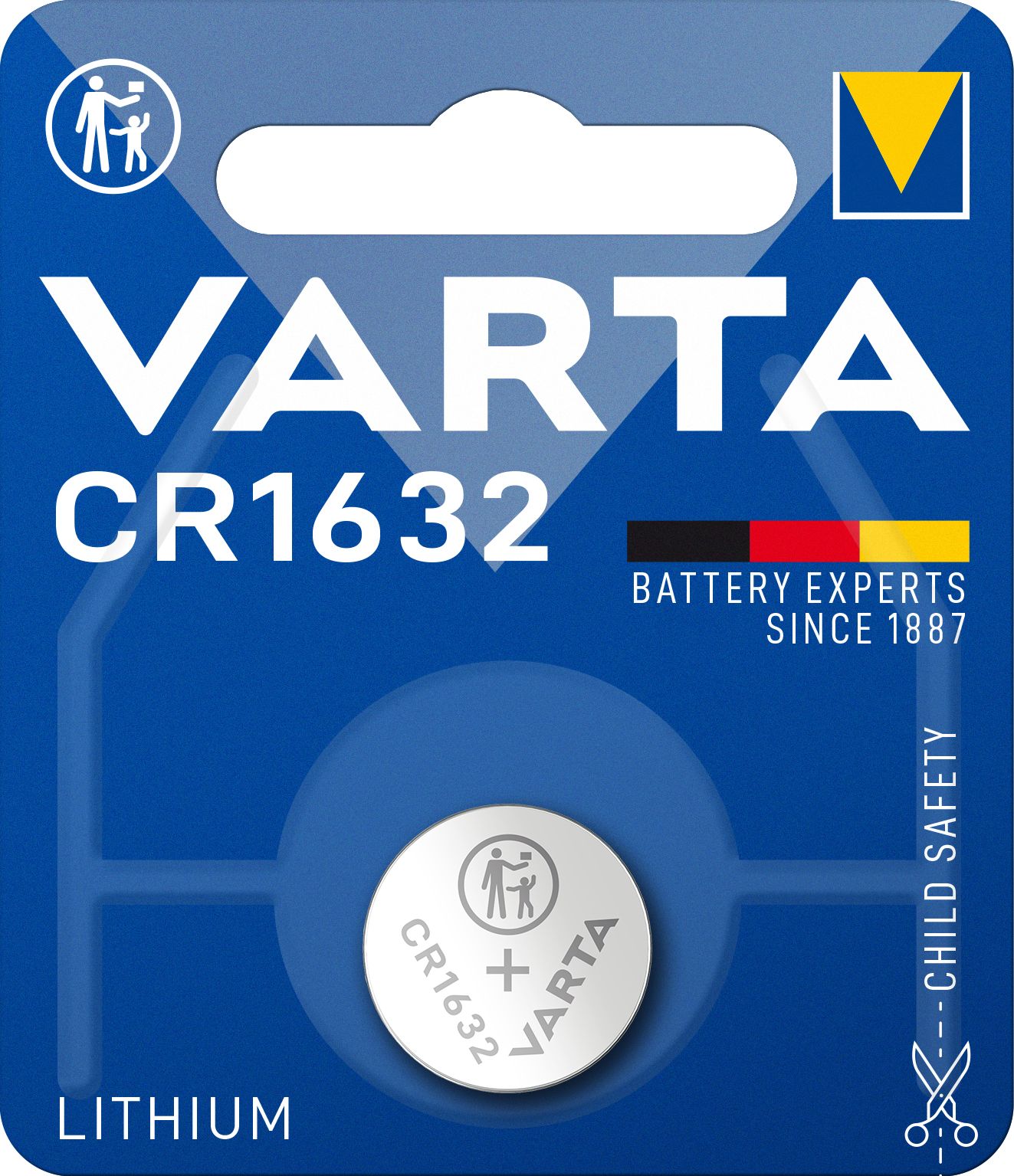 PILAS - VARTA Pila litio CR1632 3V (blíster 1 pila)