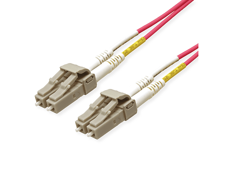 ROLINE LWL-Kabel 50/125µm OM4, LC/LC, LWL-Patchkabel OM4, 3 m