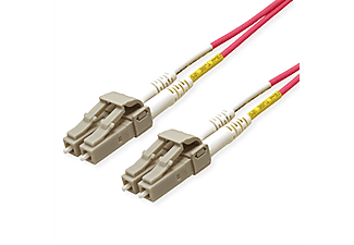 ROLINE LWL-Kabel 50/125µm OM4, LC/LC, LWL-Patchkabel OM4, 15 m