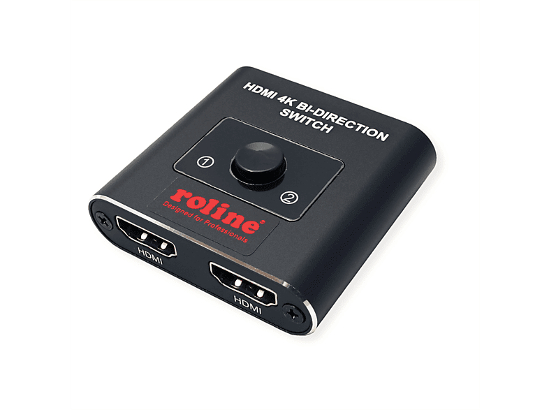 ROLINE 4K HDMI Switch, 2fach, bidirektional HDMI-Video-Switch
