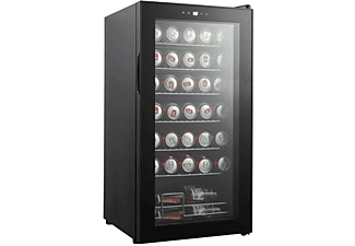 CAVIN Northern Collection 82 Black Getränkekühlschrank, Schwarz