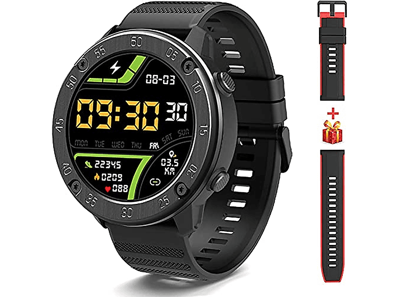 Smartwatch X5 IOWODO, Negro MediaMarkt