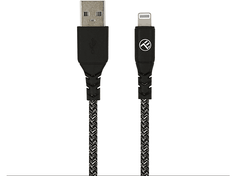 cm USB recycelter 100 zu Lightning, Apple Kunststoff, MFI-zertifiziert, Nylon, TELLUR Grünes Datenkabel,
