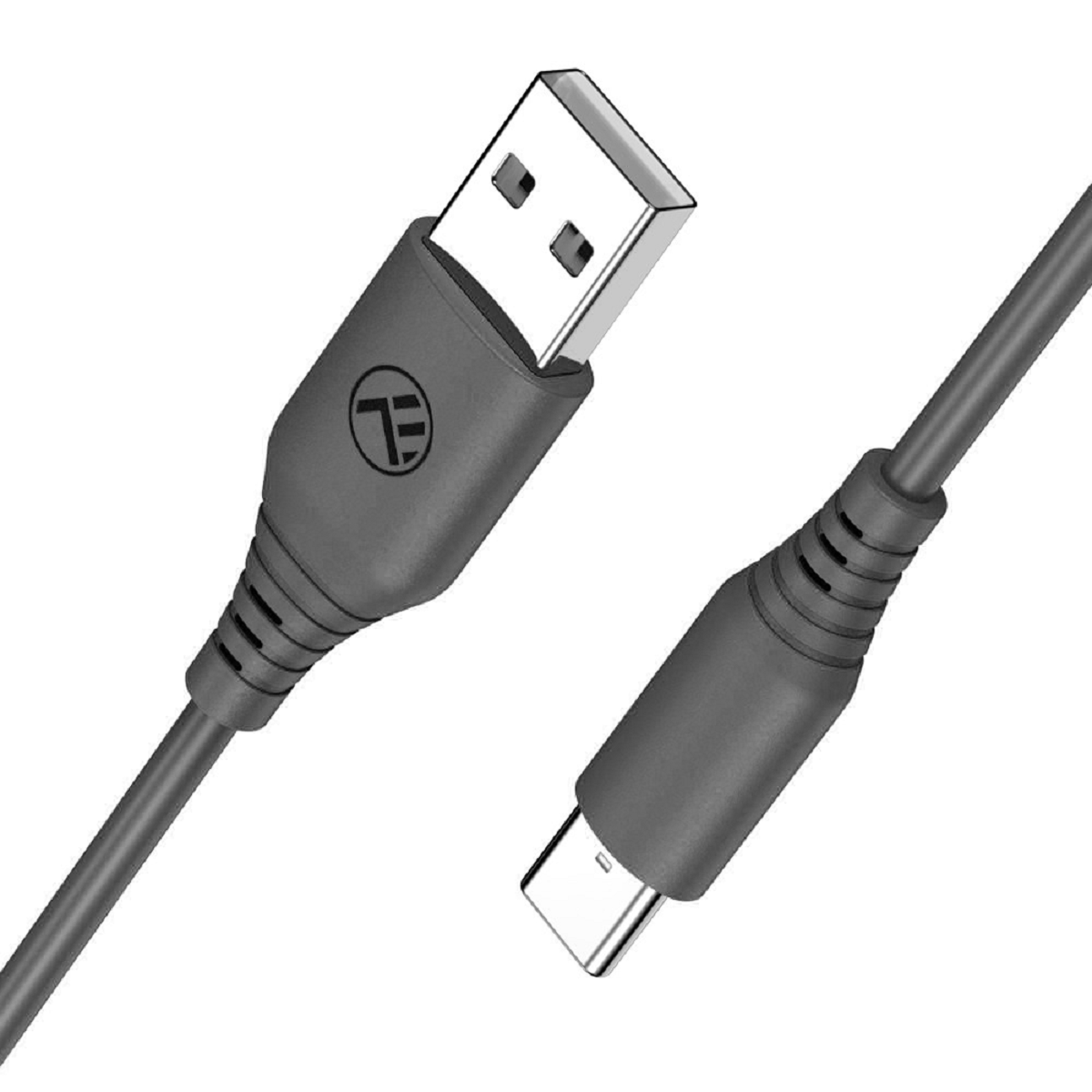 TELLUR USB 3A Typ-C, aus zu Datenkabel Silikon