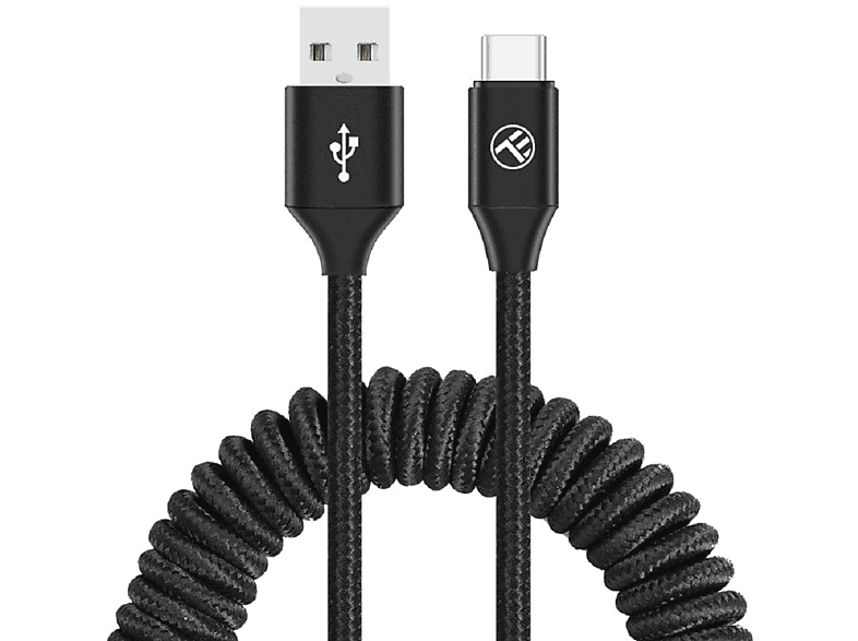 TELLUR USB zu Datenkabel ausziehbar Typ-C, 3A