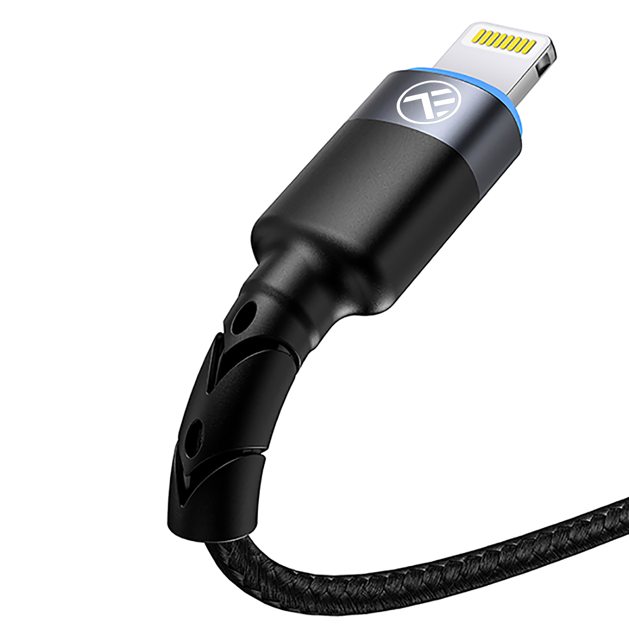 LED, USB TELLUR geflochten zu Nylon Lightning, Datenkabel
