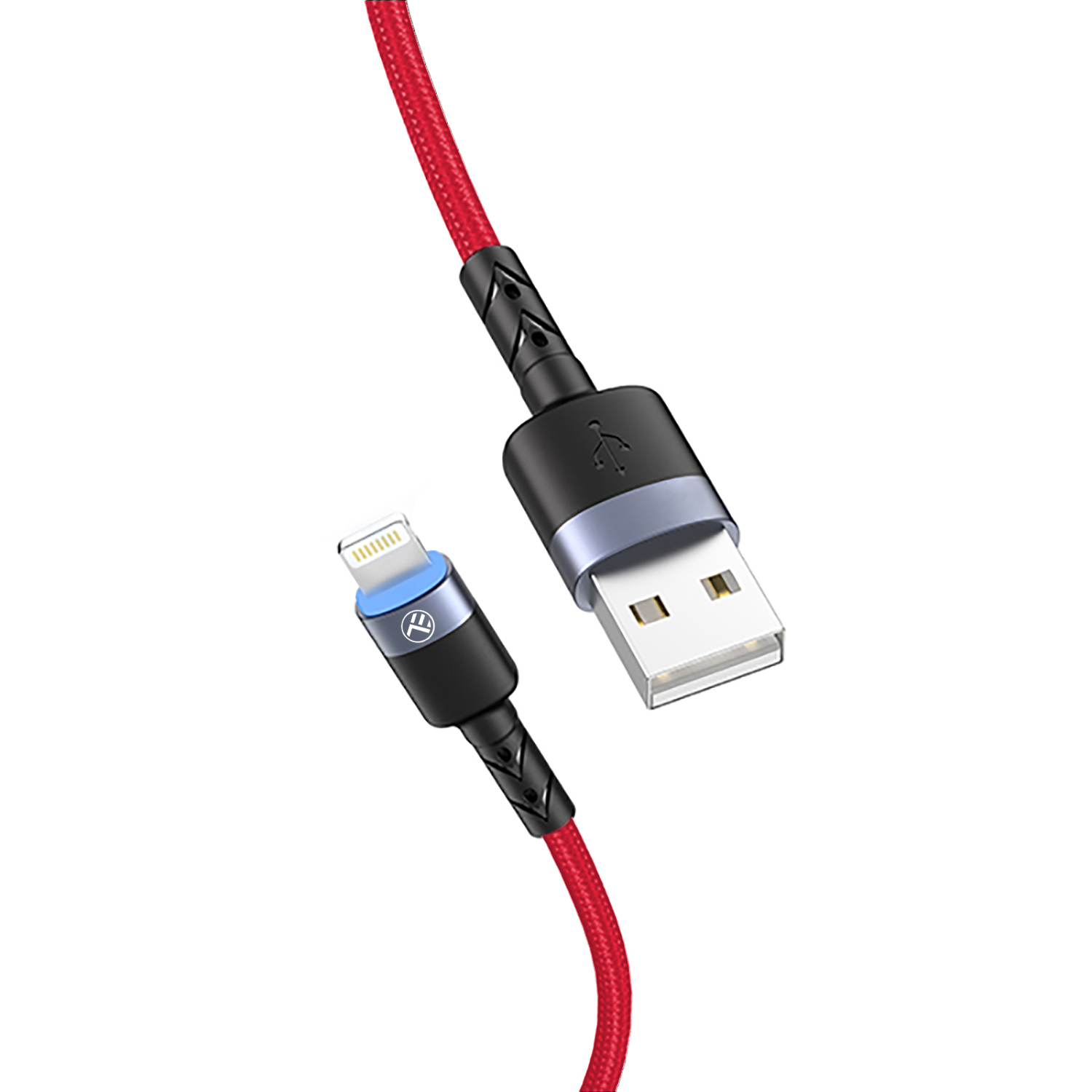 TELLUR USB zu Lightning mit LED-Licht, Datenkabel 3A
