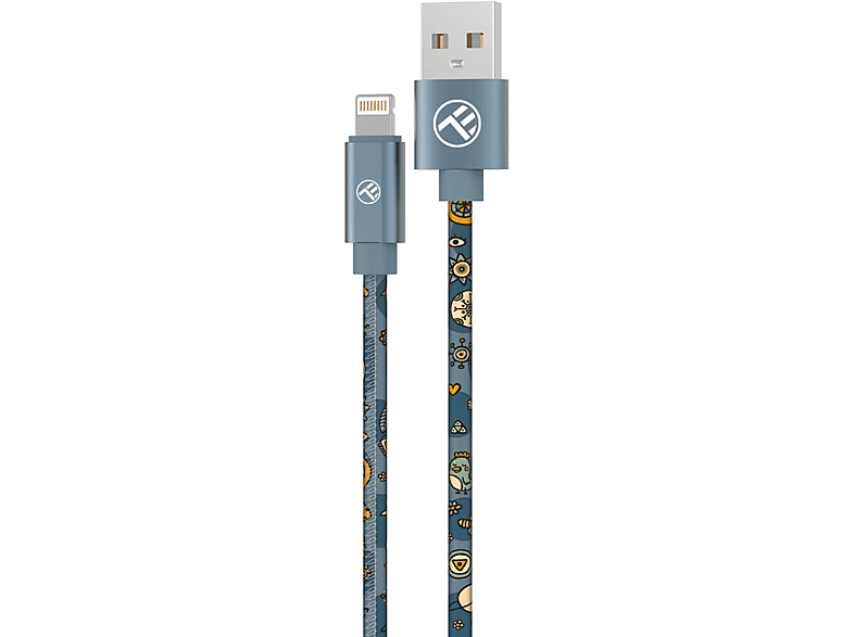 3A TELLUR Kabel Lightning, Graffiti-USB zu
