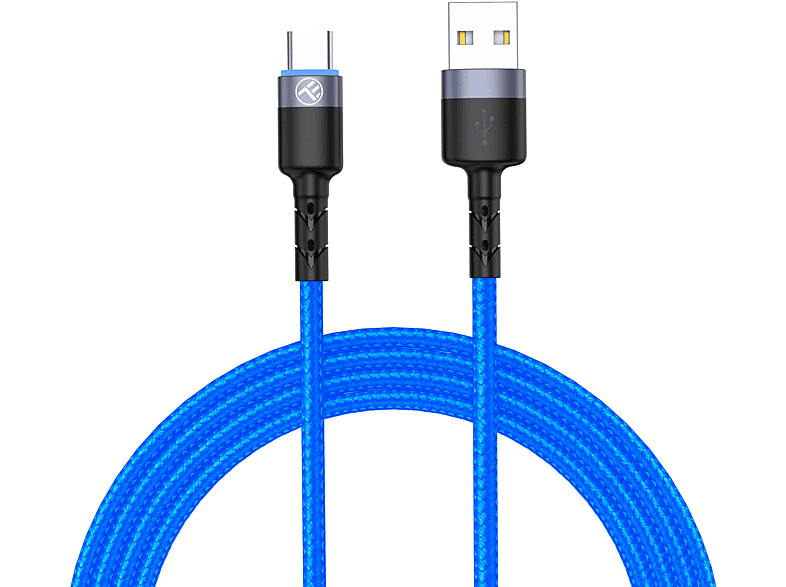 TELLUR USB zu Typ-C mit LED-Licht, 3A Datenkabel