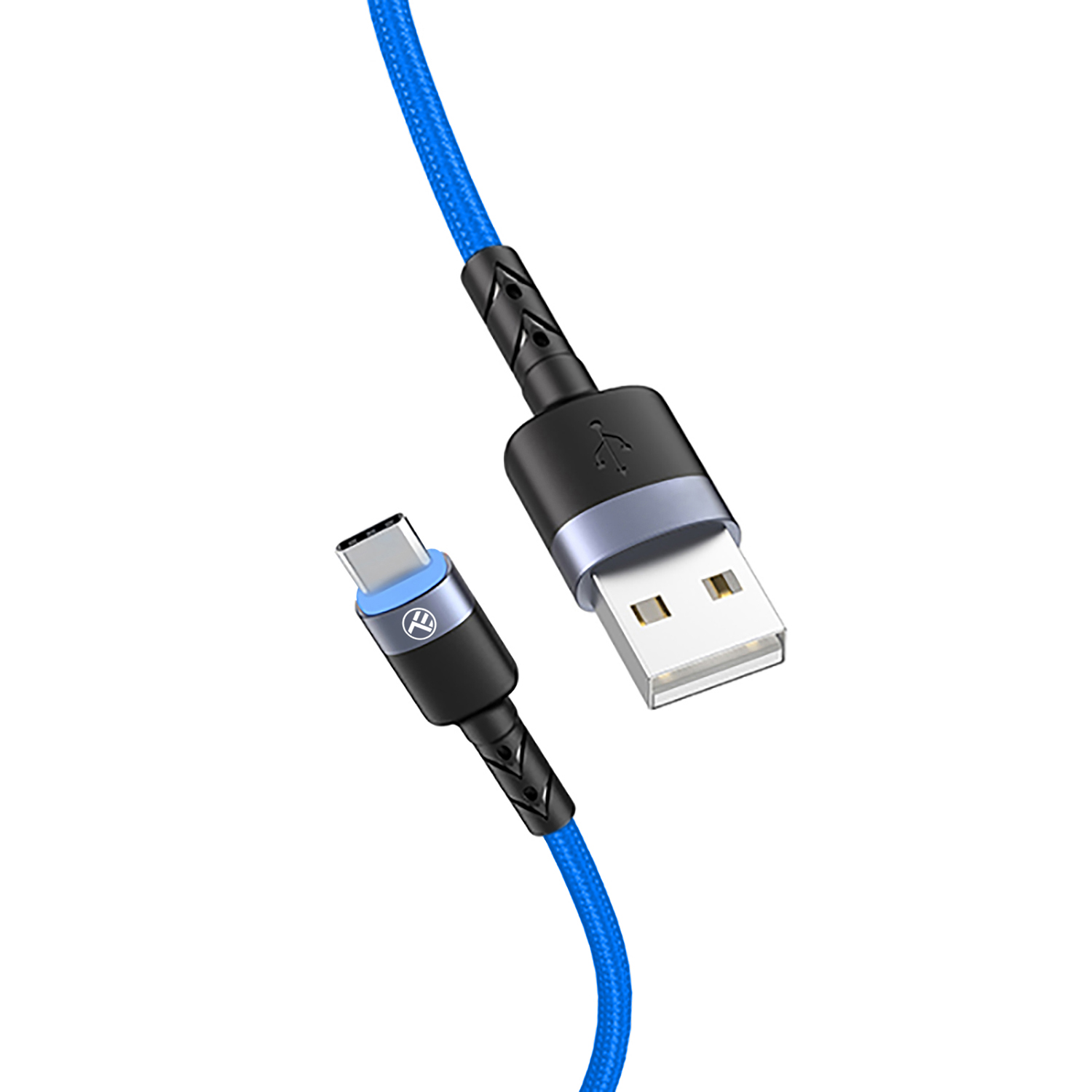 TELLUR USB zu Typ-C 3A Datenkabel mit LED-Licht