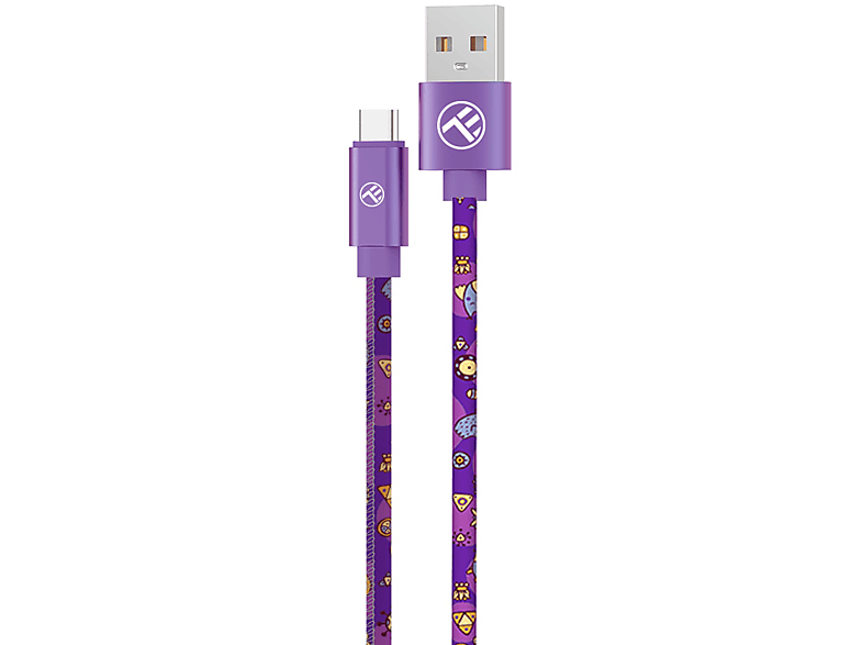 TELLUR Graffiti-USB zu Typ-C, 3A Kabel