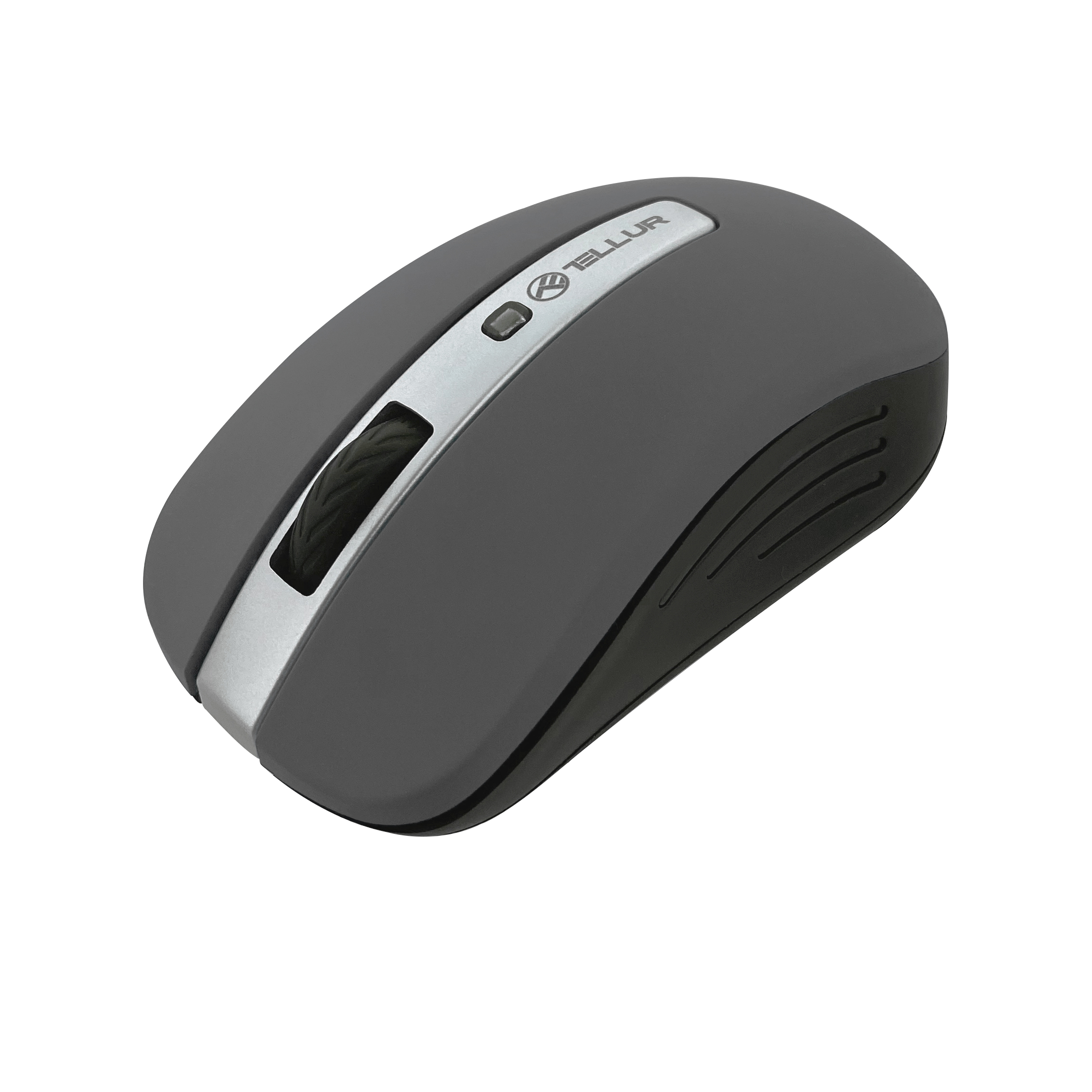 Maus, TELLUR Basic, LED Dunkelgrau