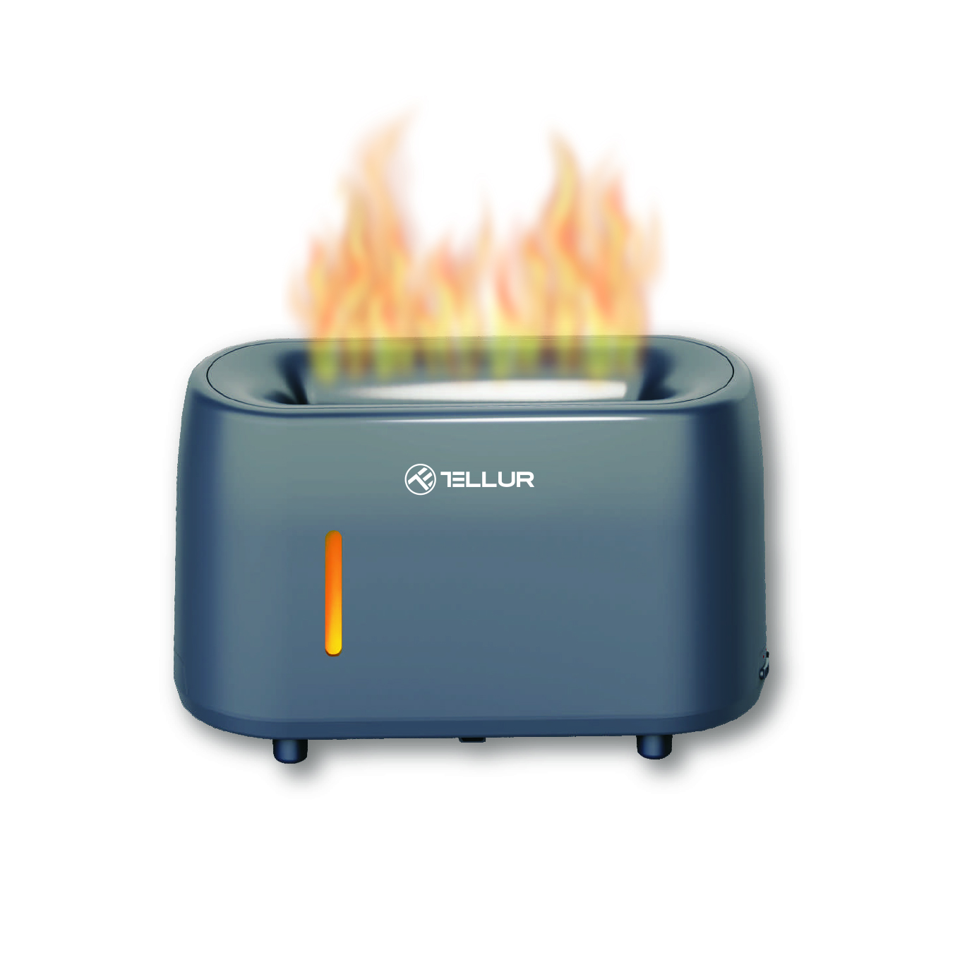 Difusor de aromas - Flame TELLUR, 240 ml, 30 m²m², Negro