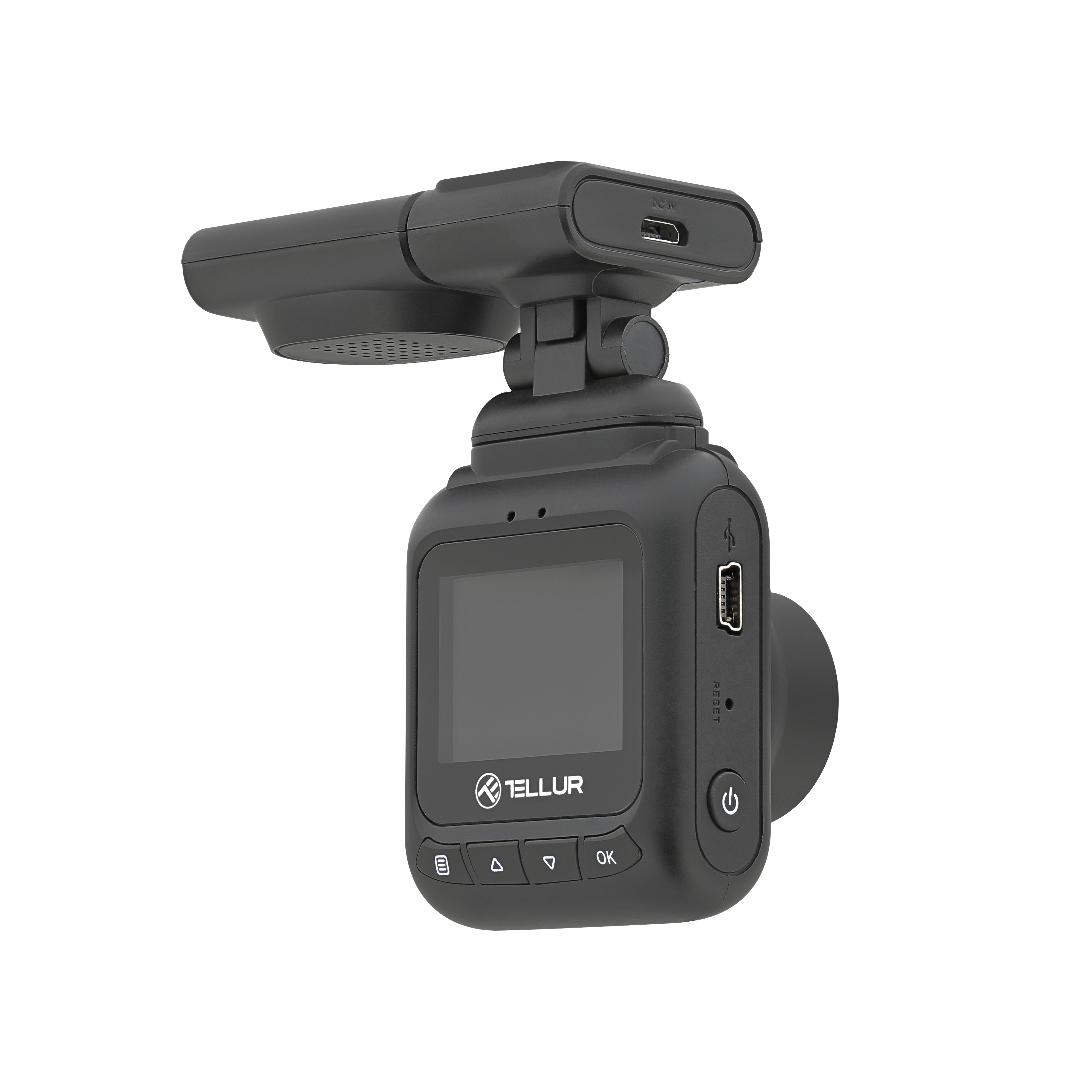 Dash-Patrouille GPS 1080P, TELLUR Display DC2, Dashcam FullHD,