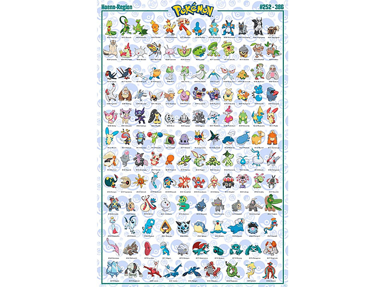 Pokemon - Pokémon - Hoenn Pokemon englisch | Merchandise