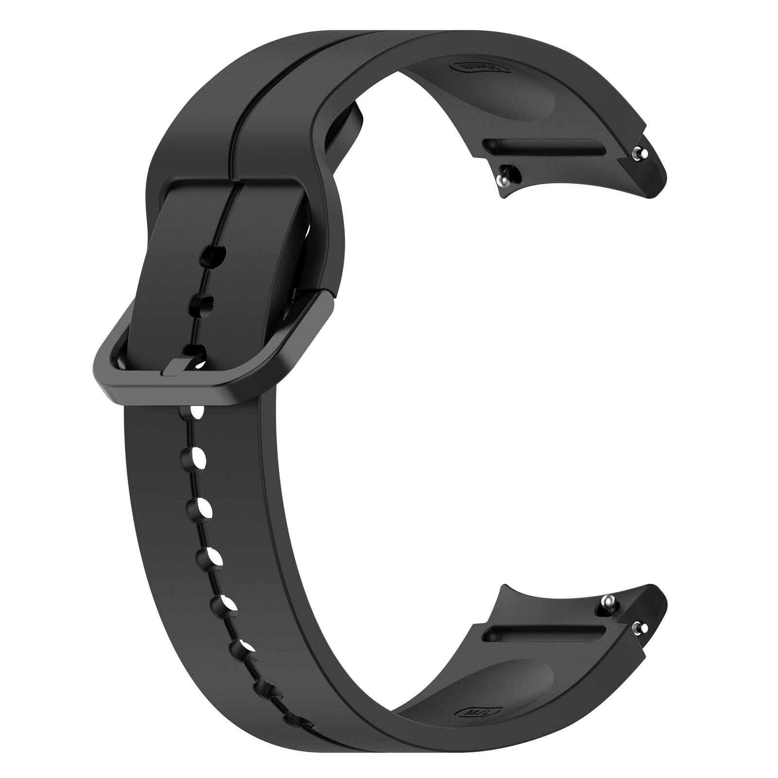 INF Uhrenarmband Silikon, Ersatzarmband, Samsung, schwarz Pro/4/4 Classic/3, Watch 5/5