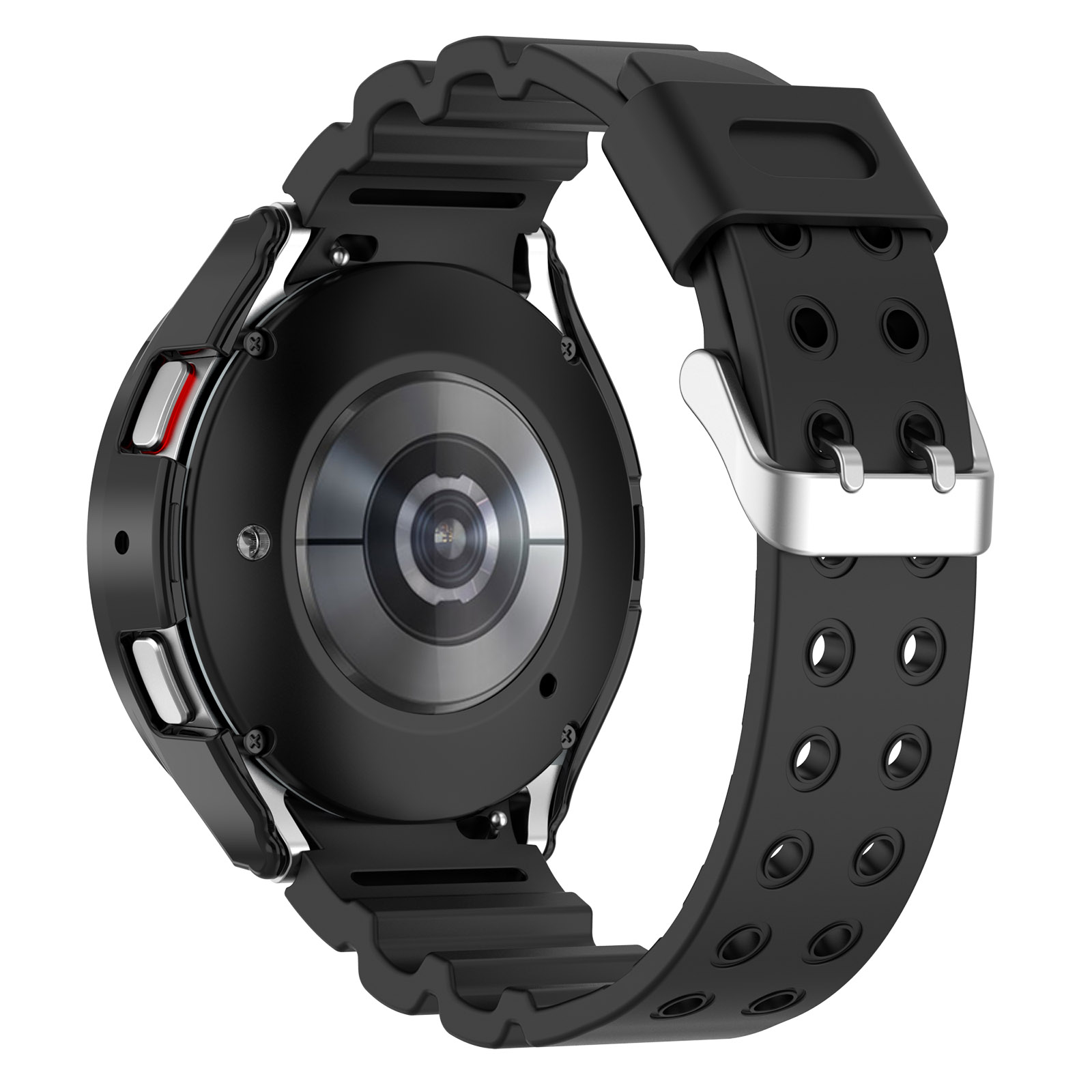 Galaxy Ersatzarmband, (40mm), Silikonarmband, Samsung, schwarz INF watch5/watch4