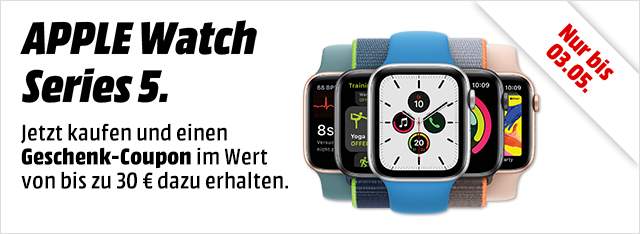 Apple Watch Series 5 Gps Jetzt Gunstig Bei Media Markt Kaufen