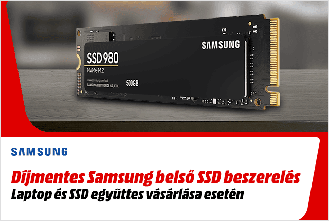 Díjmentes Samsung belső SSD beszerelés