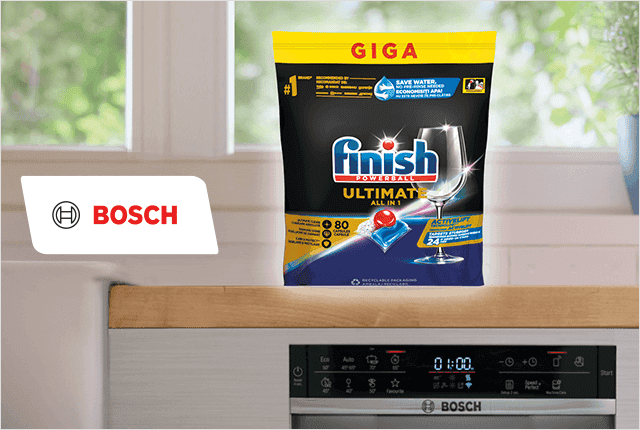 Bosch mosogatógép ráadás Finish csomaggal