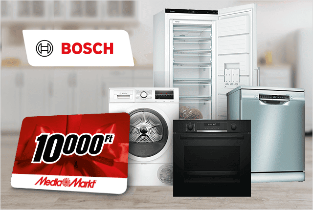 Bosch háztartási nagygépek ráadás ajándékkártyával
