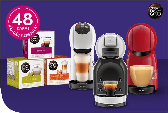 Ráadás kapszulák Dolce Gusto kávéfőző mellé