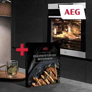 AEG gőzsütők exkluzív szakácskönyvvel