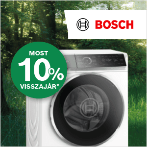 Bosch gőzfunkciós mosógépek pénzvisszatérítéssel