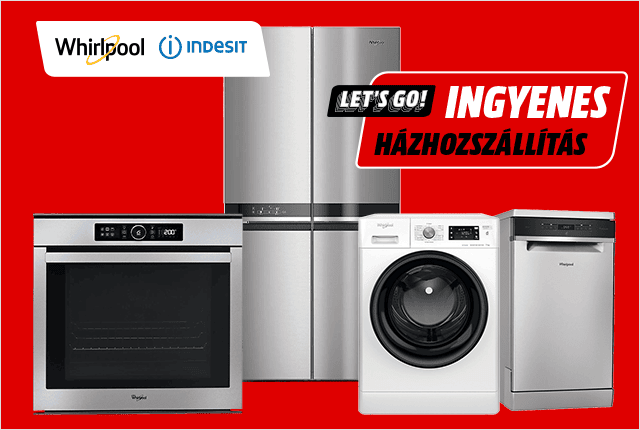 Whirlpool és Indesit háztartási nagygépek ingyen szállítással