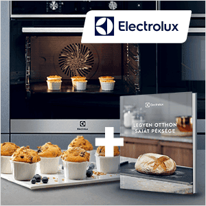 Electrolux gőzsütők exkluzív szakácskönyvvel