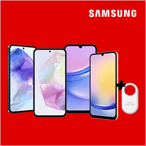 Samsung Galaxy A15, A25, A35, A55 és Smart Tag 2 szett ajánlat