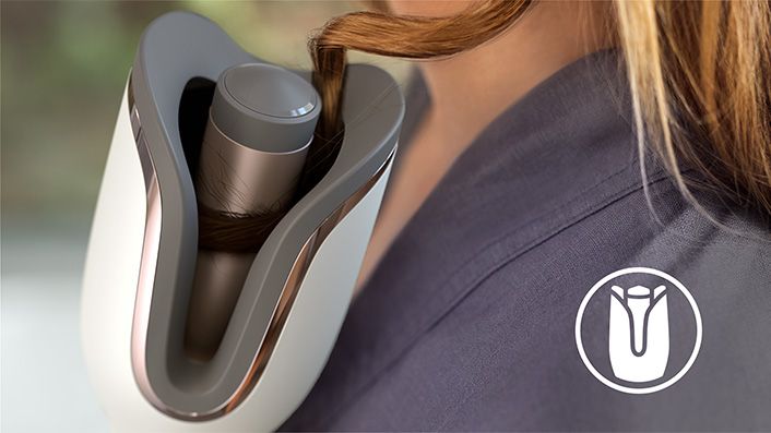 Arricciacapelli automatico Philips: il design impedisce che i capelli si incastrino