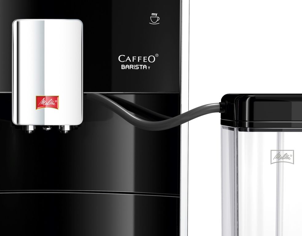 Melitta F 730-101 Caffeo Barista T Kaffeevollautomat mit automatischem Reinigungs- und Entkalkungsprogramm