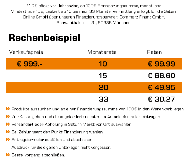 Kostenlose Komfort Lieferung Saturn