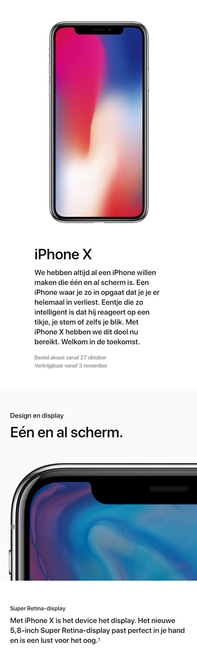 Makkelijk te lezen salami Je zal beter worden iPhone X | MediaMarkt